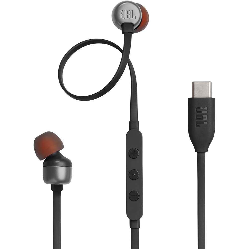 Fone de Ouvido JBL Intra Auricular Usb Tipo C T310C Preto - TUNE310C