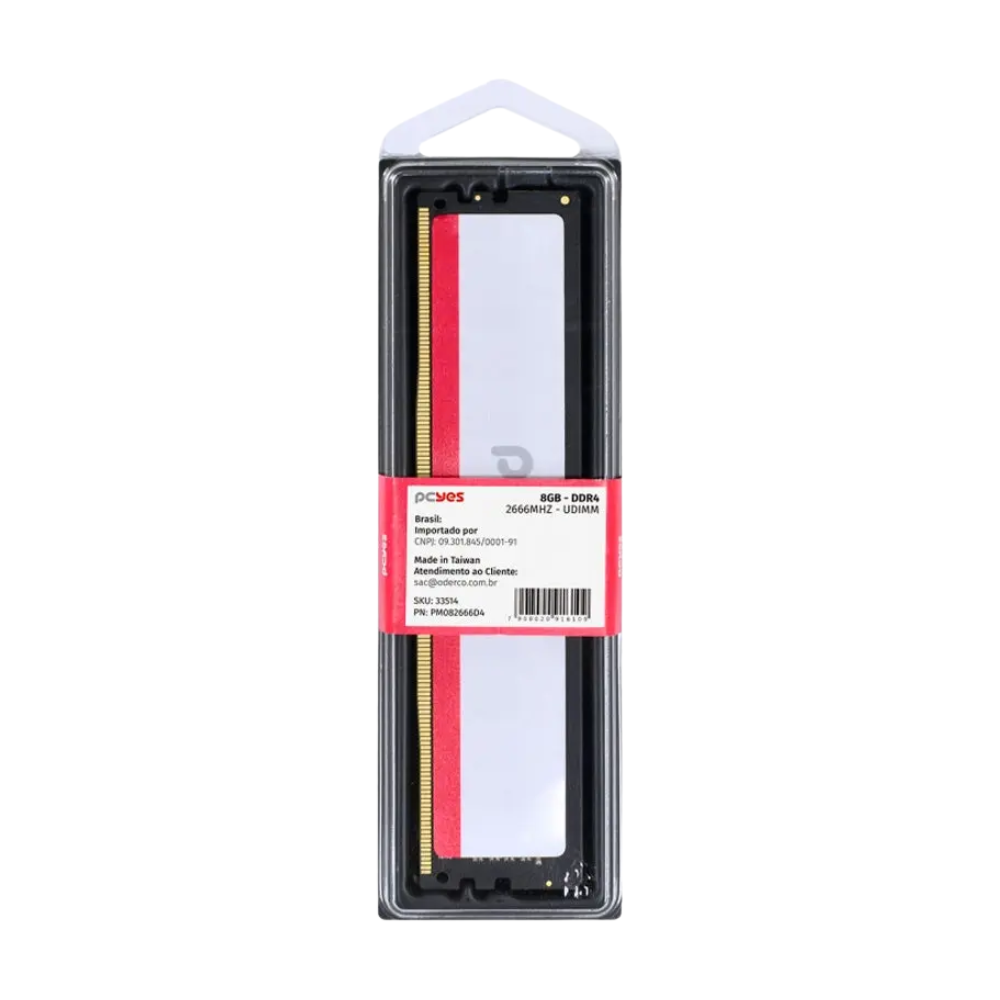 Memoria para Desktop DDR4 8gb 2666Mhz PCYes - PM082666D4