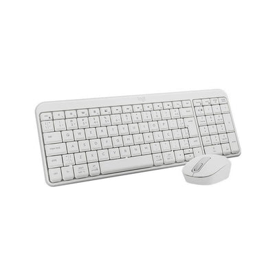 Kit Teclado E Mouse Sem Fio Bluetooth Compacto Logitech Mk250 Branco - 920-013517