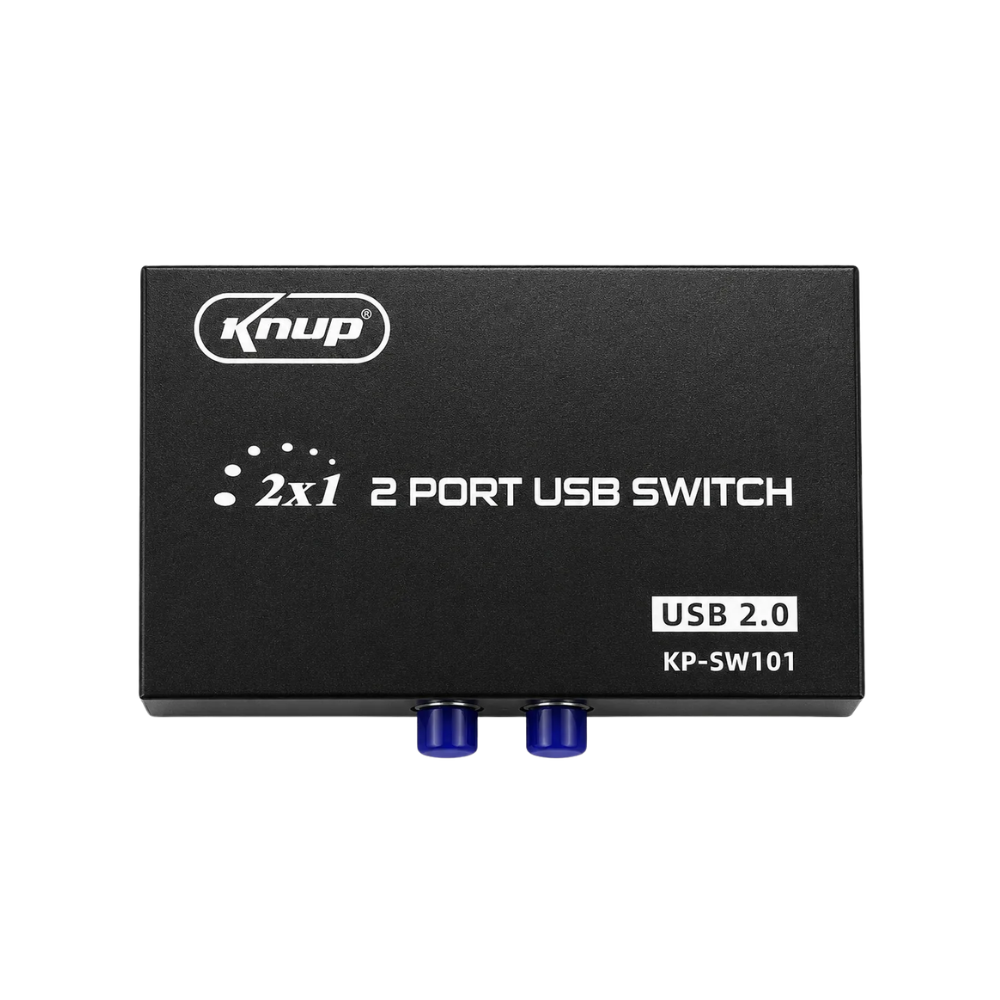Switch Usb 2.0 2 Portas Knup - KP-SW101