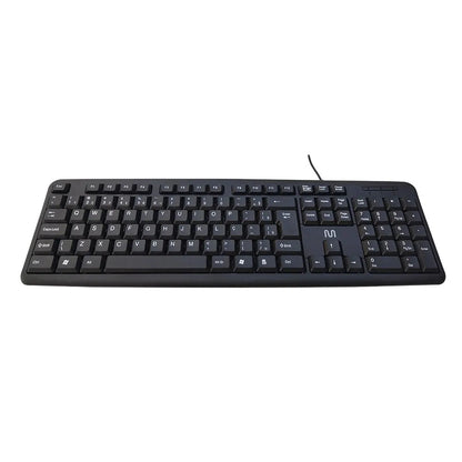 Teclado Com Fio Multilaser Slim Standard Abnt Preto Usb - TC065
