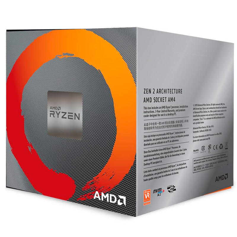 Processador AMD Ryzen 7 3700X 3.6ghz 32mb Lga AM4 S/ Video - 100100000071BOX