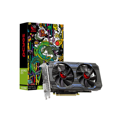 Placa de Video 6gb Gddr6 PcYes Nvidia Geforce Gtx1660 Super 192bits Graffiti Series DPort Hdmi Dvi - Pa1660s6gr6df