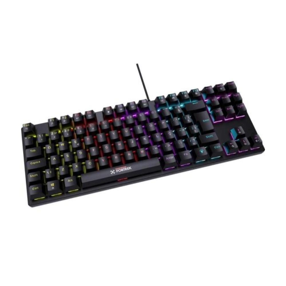 Teclado Mecanico Gamer Fortrek Gravity 80 TKL Switch Outemu C/ Fio Vermelho - 82996