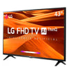 Smart TV Led LG 43" FHD Wi-fi Bluetooth USB HDMI ThinQ Al - 43LM631C0SB.BWZ