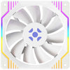 Cooler Fan Para Gabinete Fortrek Frosty Rainbow Branco 120mm - 83901