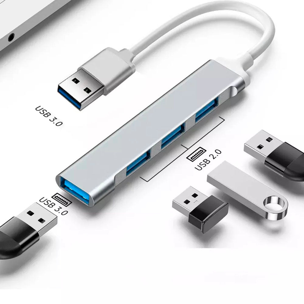 Hub USB 4 Portas Usb 3.0 High Speed