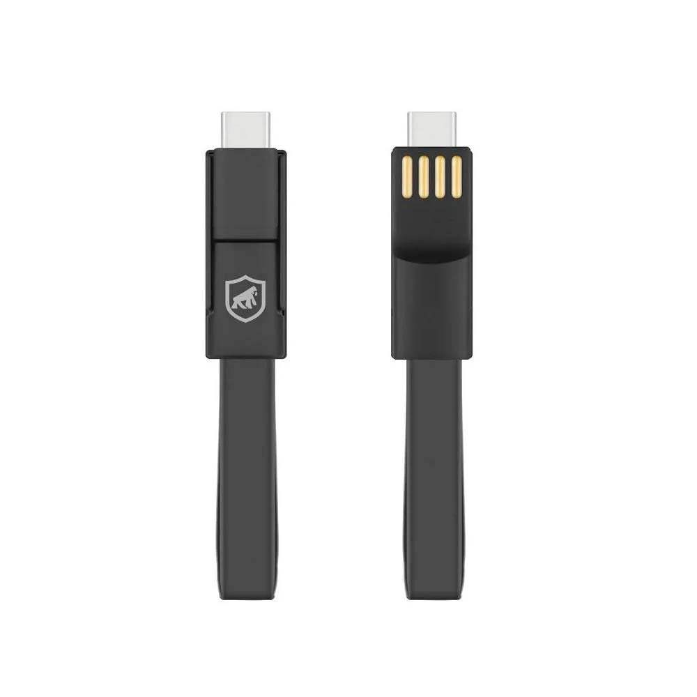 Cabo de Dados USB GShield 3 Em 1 Micro USB / Lightning / Tipo C Curto - J2SKGH5WB