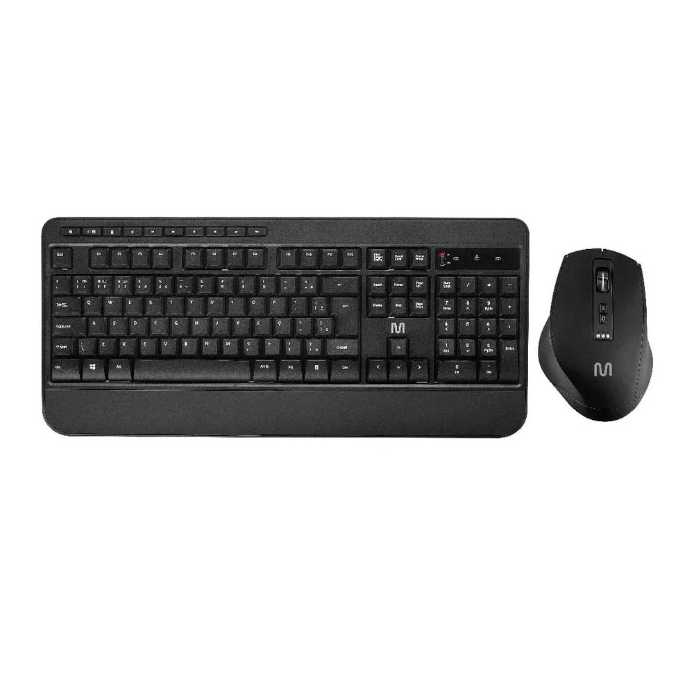 Kit Teclado e Mouse Sem Fio CS1200 Multimídia Conexão BT+USB 3200DPI Ajustável Multi - TC301