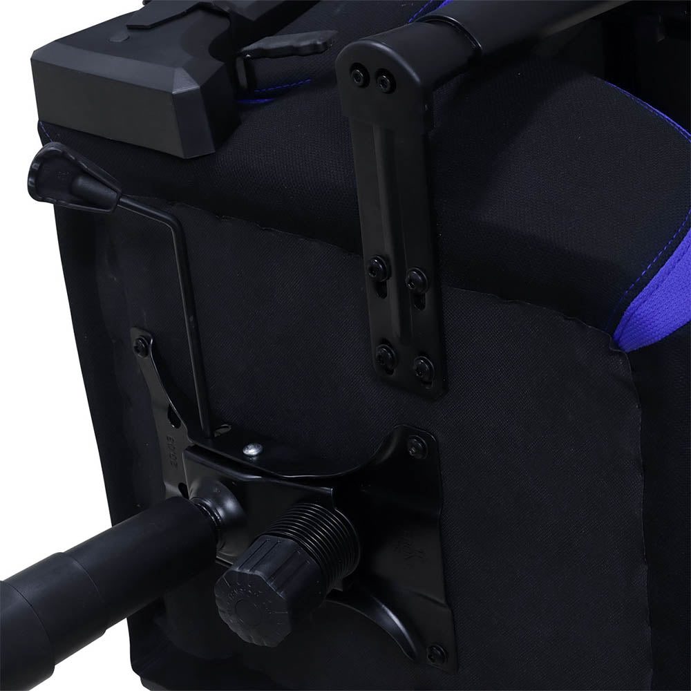 Cadeira Gamer PCYes Mad Racer V8 Turbo Preta / Azul - V8TBMADAZ Truedata