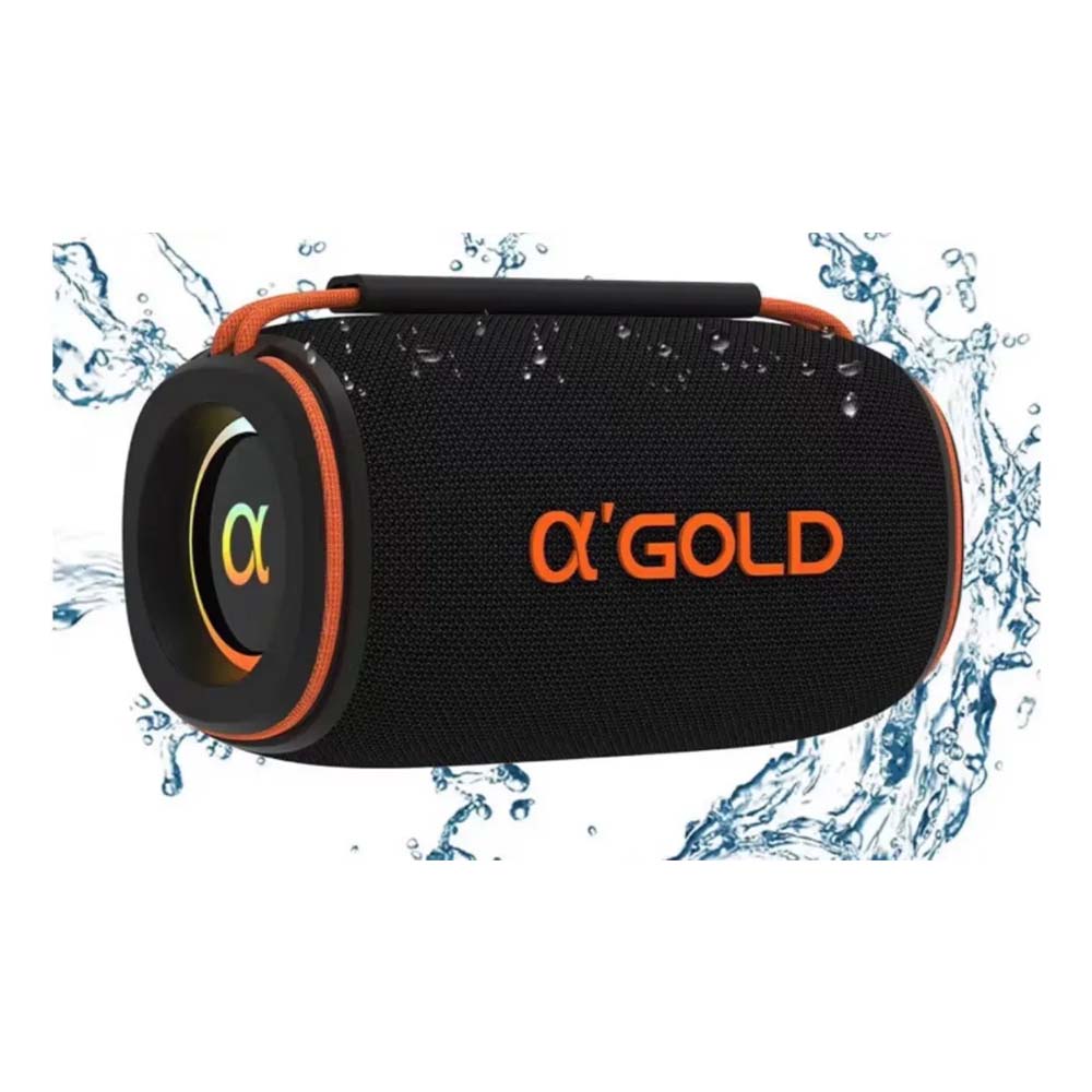 Caixa de Som Portátil Bluetooth aGold 5W IPX6 Duração Até 5hrs - SM-33B