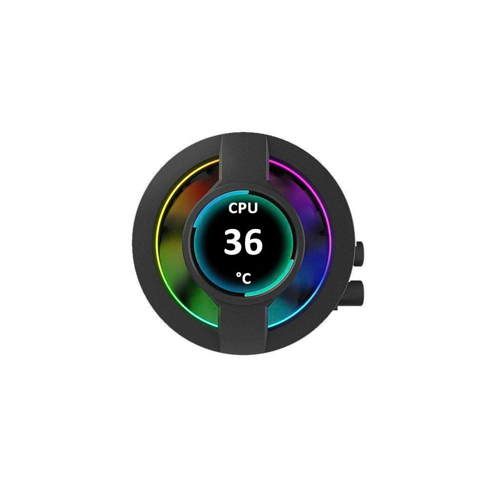 Water Cooler Triple Fan Gamdias Chione ARGB 360mm C/ Display LCD (Intel/AMD) - CHIONE P3-360U