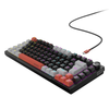 Teclado Gamer Mecanico PCYes Arkeum 75% Switch Blue Black Vulcan Preto / Cinza e Vermelho - AKBV75BBR