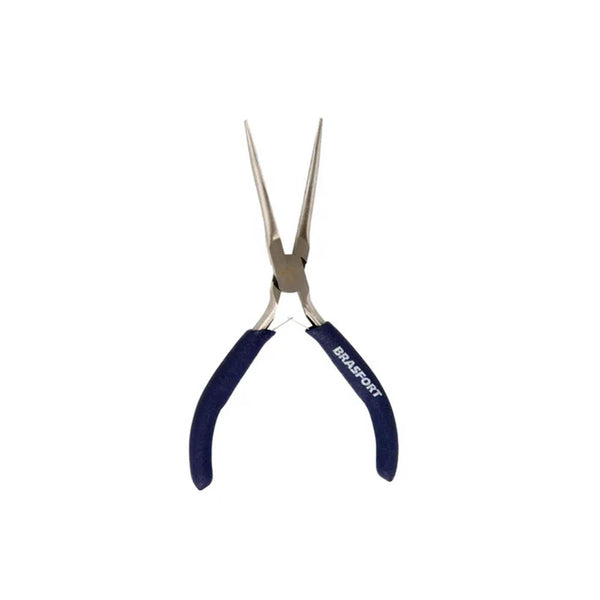 Alicate Mini Bico Meia Cana Longo 6" Cabo Emborrachado Brasfort - 78147