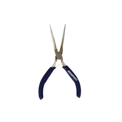 Alicate Mini Bico Meia Cana Longo 6" Cabo Emborrachado Brasfort - 78147
