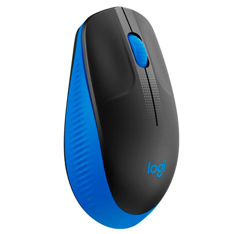 Mouse Sem Fio Logitech M190 Azul / Preto - 910-005903