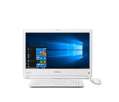 Computador All In One Positivo Intel Core I3-7100u 4gb 1tb Tela 18.5" Branco - 1701598