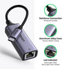 Adaptador Conversor Ethernet USB Tipo C p/ RJ45 3.1 Ugreen Cinza - CM199