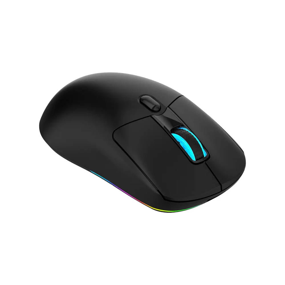 Mouse Gamer Sem Fio Recarregável C/ Base Warrior Magnus 6 Botoes 10000dpi Preto - MO421