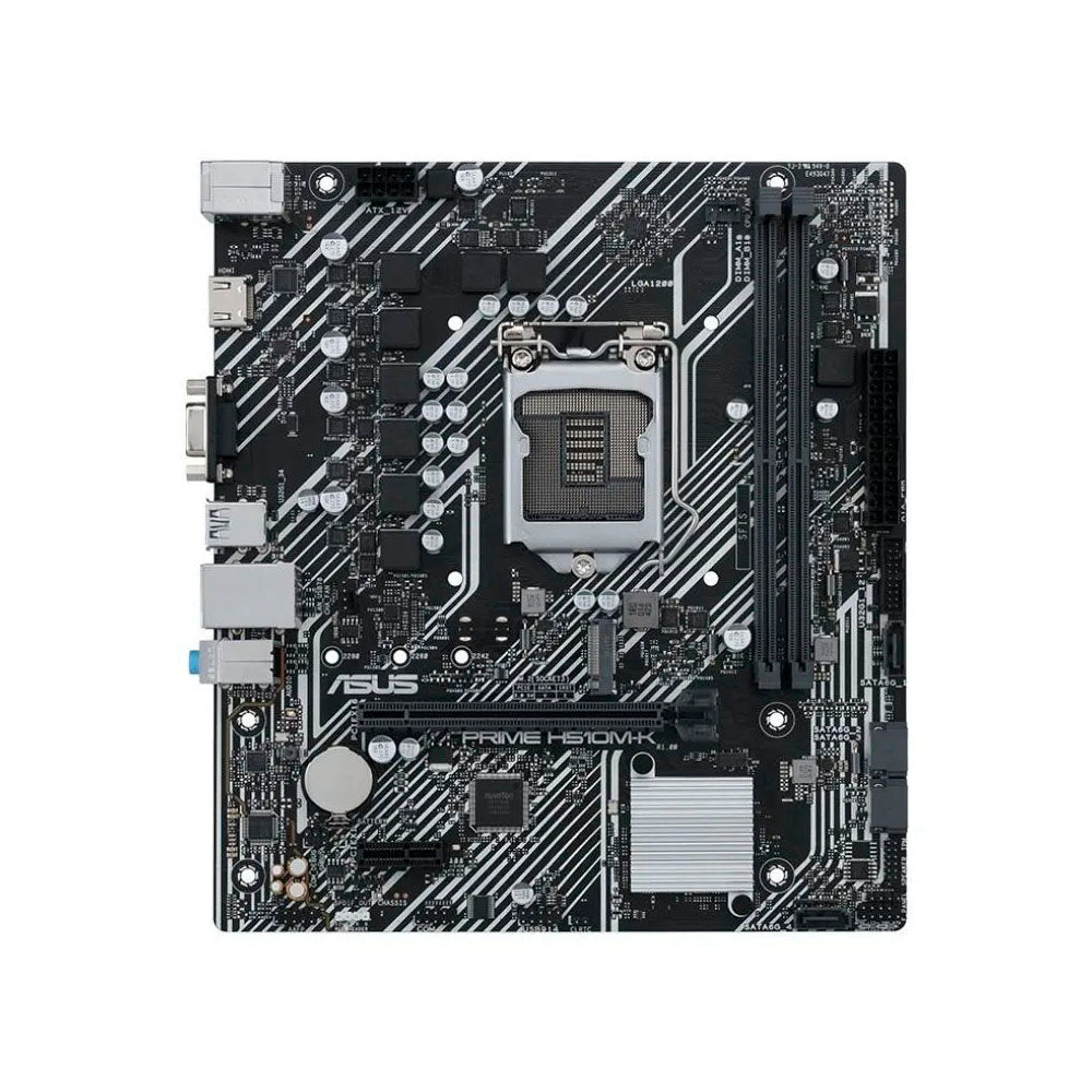 Placa Mae Asus Prime H510M-K Intel Lga 1200 Ddr4 3200Mhz Hdmi D-Sub Usb M.2 (10a e 11a Geração)