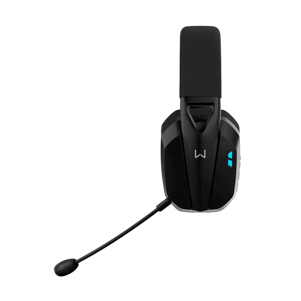 Headset Gamer Sem Fio Warrior Tri Mode Wireless Preto - PH704