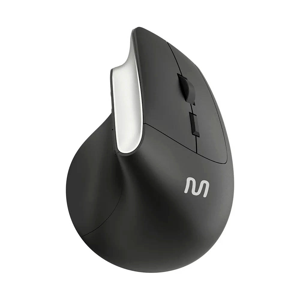 Mouse Sem Fio Ergonomico Multi Preto 1600dpi - MO384 Truedata