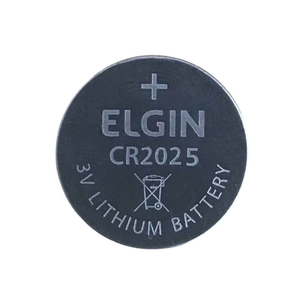 Bateria de Litio 3v Tipo Botao Cr2025 Elgin