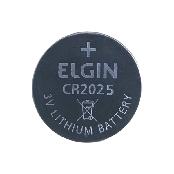 Bateria de Litio 3v Tipo Botao Cr2025 Elgin