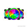 Kit c/ 3 Cooler Fan para Gabinete T-Dagger RGB 120mm - T-TGF513