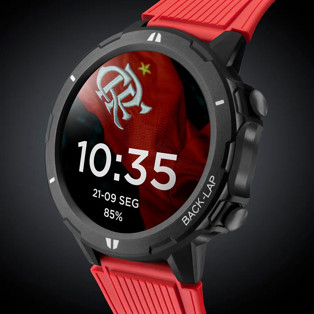 Relógio de Pulso SmartWatch Technos Connect Sports Flamengo Edição Especial - TSPORTSAF/7R