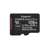 Cartão De Memória 128gb Micro Sd Card Kingston Canvas Select Plus Cl 10 - SDCS3128GB