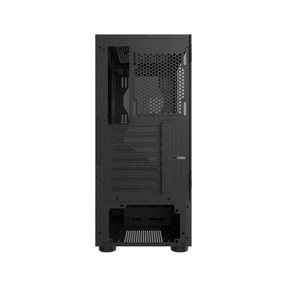 Gabinete Gamer PCYes Set Black Vulcan C/ Lateral em Vidro Temperado Preto - GSBVPBR Truedata