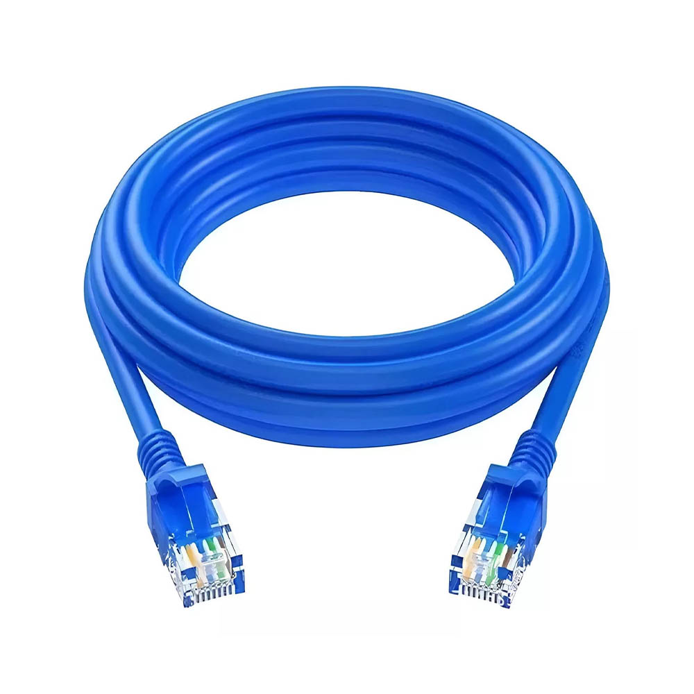 Patch Cord Cabo De Rede 5m Cat5 Azul
