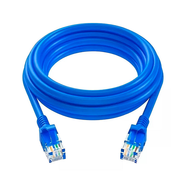 Patch Cord Cabo De Rede 5m Cat5 Azul