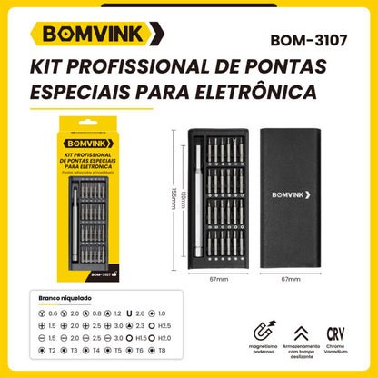 Jogo de Chaves de Fenda Bomvink 24 em 1 - BOM-3107