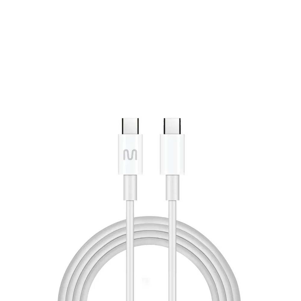 Cabo de Dados USB Tipo C Macho / Macho 1,2m Multi Branco - WI453 Truedata