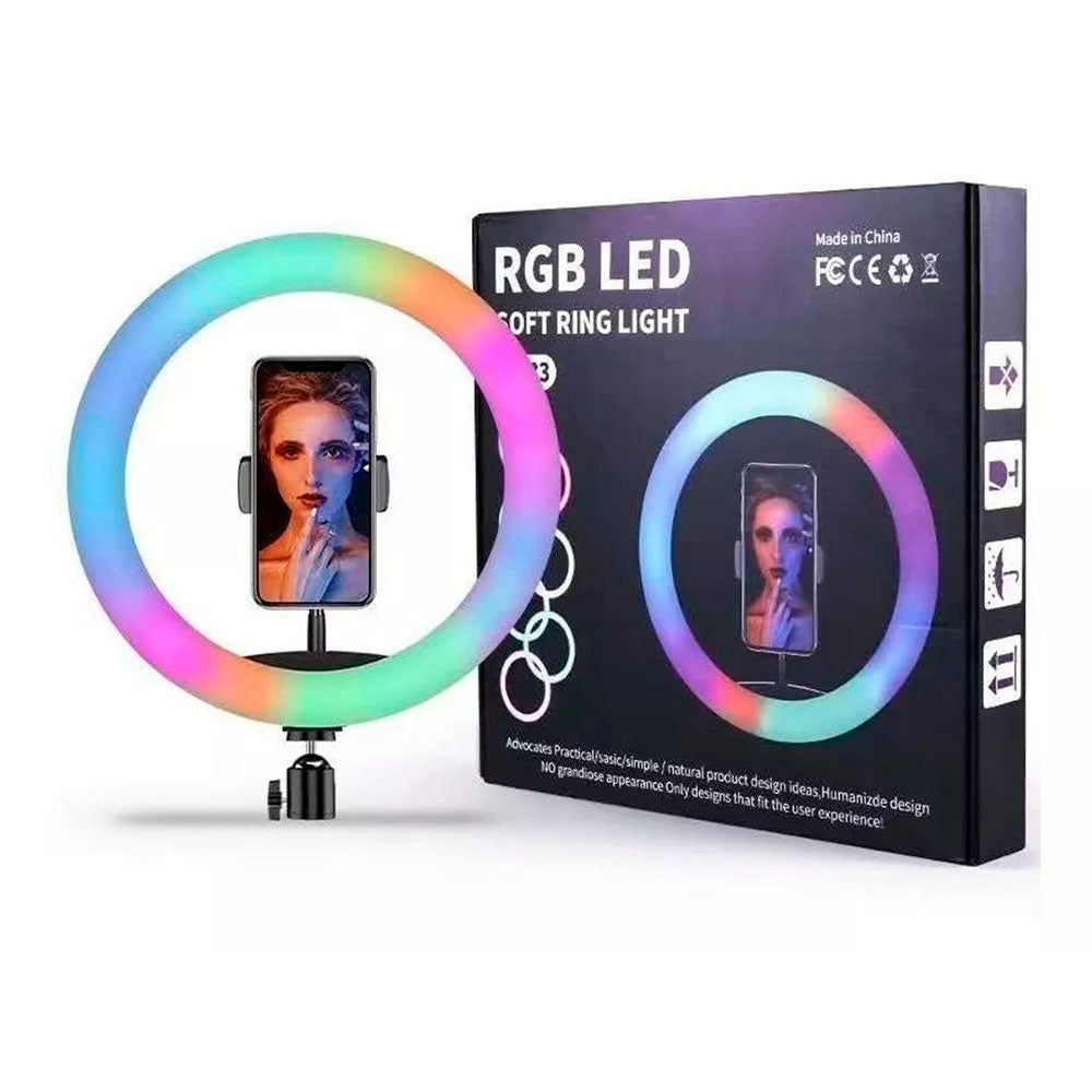 Anel De Luz Ring Light RGB Led Usb 8 Pols RGB20 - CD-8