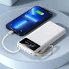 Carregador Portátil Power Bank AGold 10000Mah 3.1A Usb Tipo C e Lighting Preto C/ Display - BTE-18A