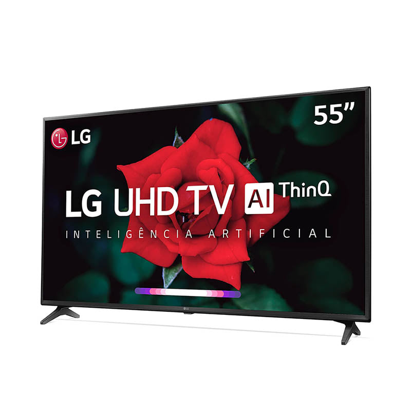 Smart TV Led LG 55" UHD Wi-fi Bluetooth USB HDMI Thinq AI Alexa Integrada - 55UN7100PSA