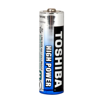 Pilha Alcalina AA Pequena Toshiba High Power LR6GCP (Cartela C/2 Pilhas) - 72448