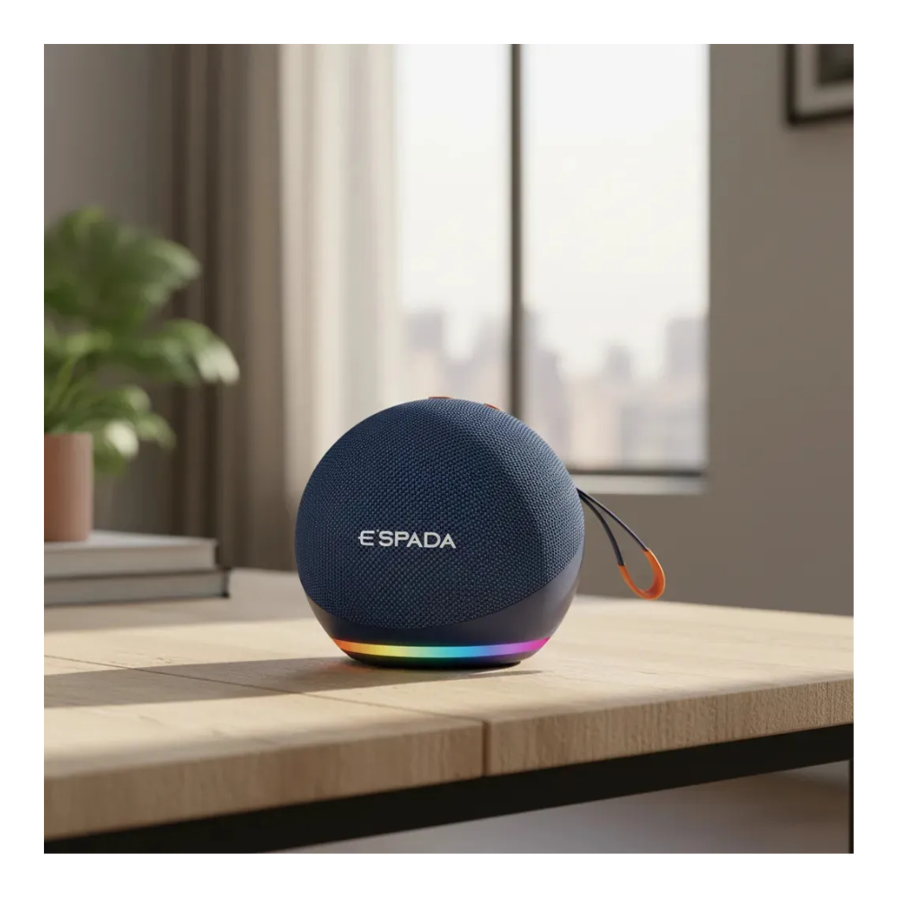 Caixa de Som Portátil Bluetooth E Spada 20W RGB  IPX6 - SM-40E