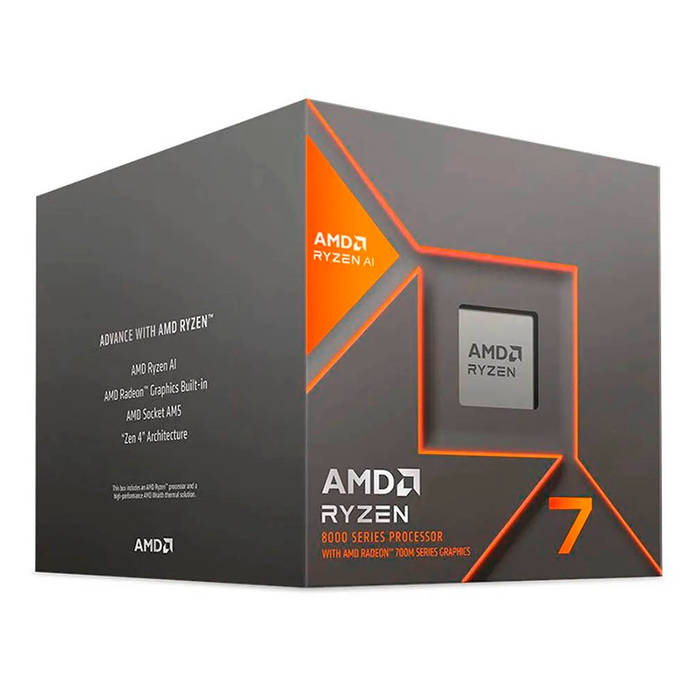 Processador Amd Ryzen 7 8700G (C/ Gráficos Integrados) 5.1Ghz 16mb Cache Socket Am5 -  100-100001236BOX