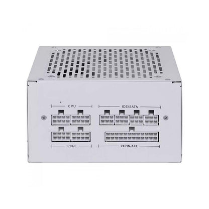 Fonte Real Atx 600w Full Modular PCYes 80 Plus Pfc White Ghost Branca - FM600WWG