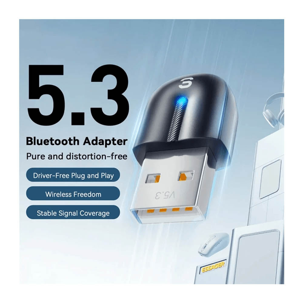 Adaptador Essager Bluetooth 5.3 USB - EBT53-BH01-P