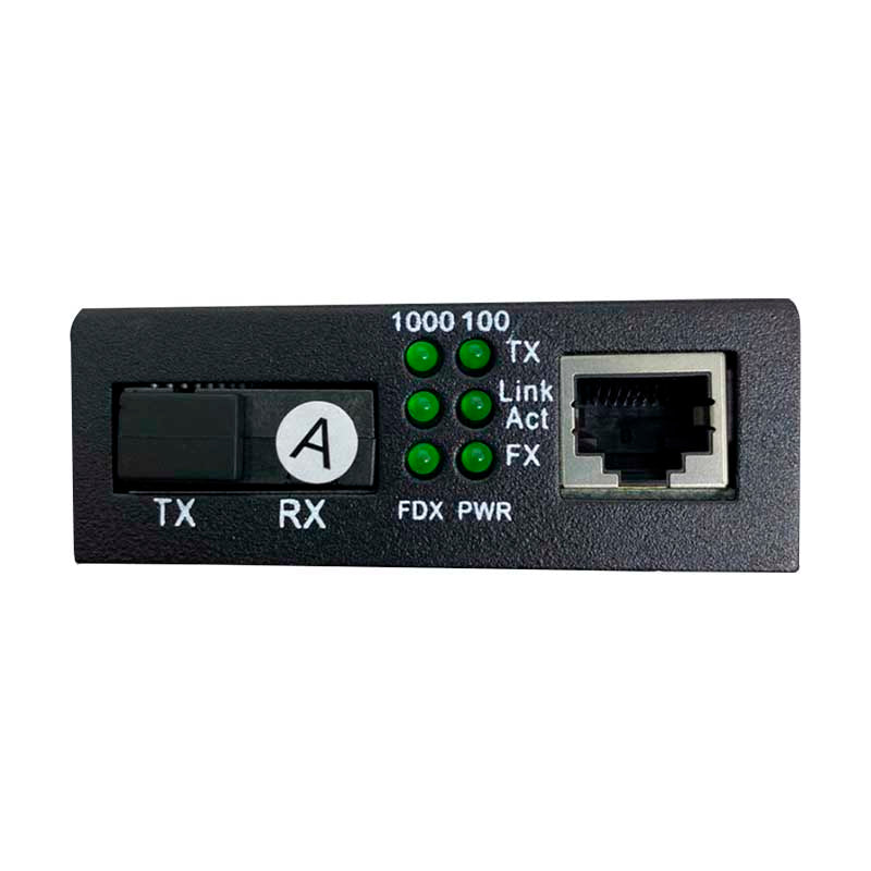 Kit Conversor de Midia Óptico (Par) Monomodo Gigabit 35SM 20KM 1F SC Flexmedia - MCFO/ETHFG35S20
