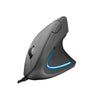 Mouse Ergonomico Usb Trust Verto Vertical 4200dpi Preto Led Azul - 13825