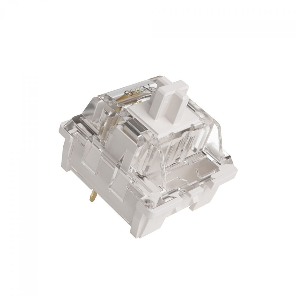 Kit Com 45 Switches Para Teclado Mecanico Akko Linear Vintage White