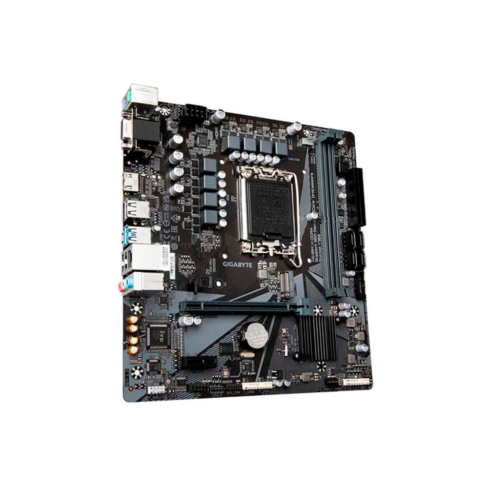 Placa Mae Gigabyte H610M H Matx Intel Lga 1700 Ddr4 Hdmi USB 3.2 D-Sub M.2 (12a Geração)