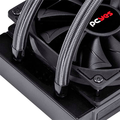 Water Cooler PCYes Sangue Frio 2 3 Fans 360mm (Intel/AMD) - PSF2360H60PTSL Truedata