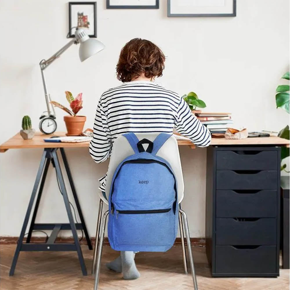 Mochila para Notebook 15.6 Keep Colors Universitária Azul - BO431
